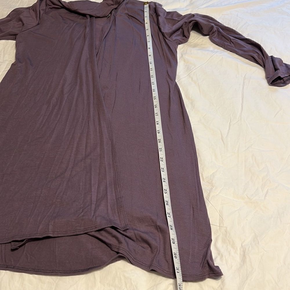 AZULES Long Purple Cardigan - Picture 6 of 7